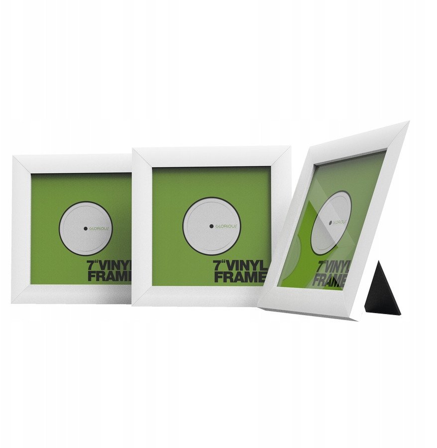Set kornizash për vinyl Glorious AMS VINYL FRAME, 3 copë, e bardhë