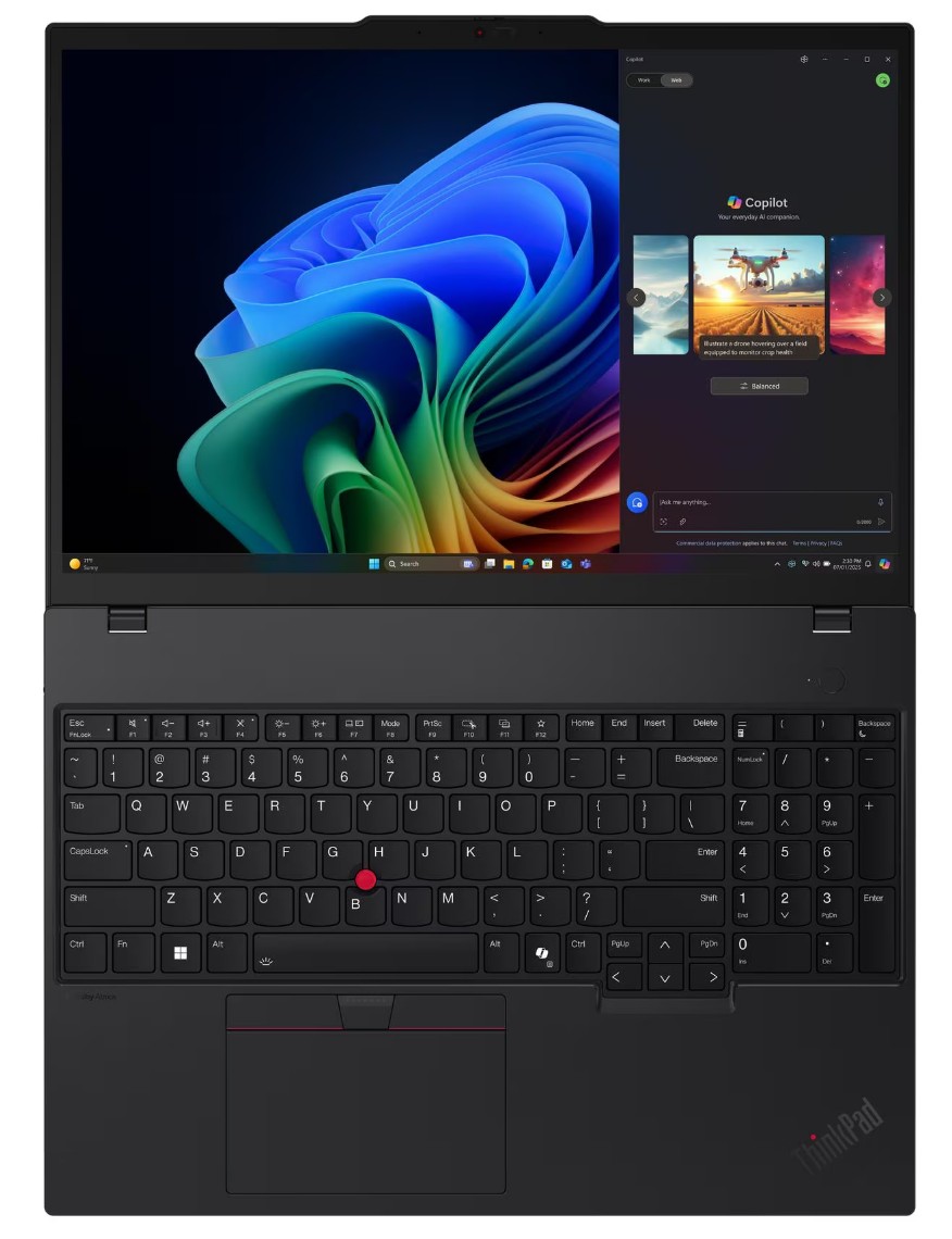 Laptop Lenovo ThinkPad T16 Gen 4, 16",AMD Ryzen AI 7 PRO 350, 32GB RAM, 1TB SSD, AMD Radeon 860M, i zi