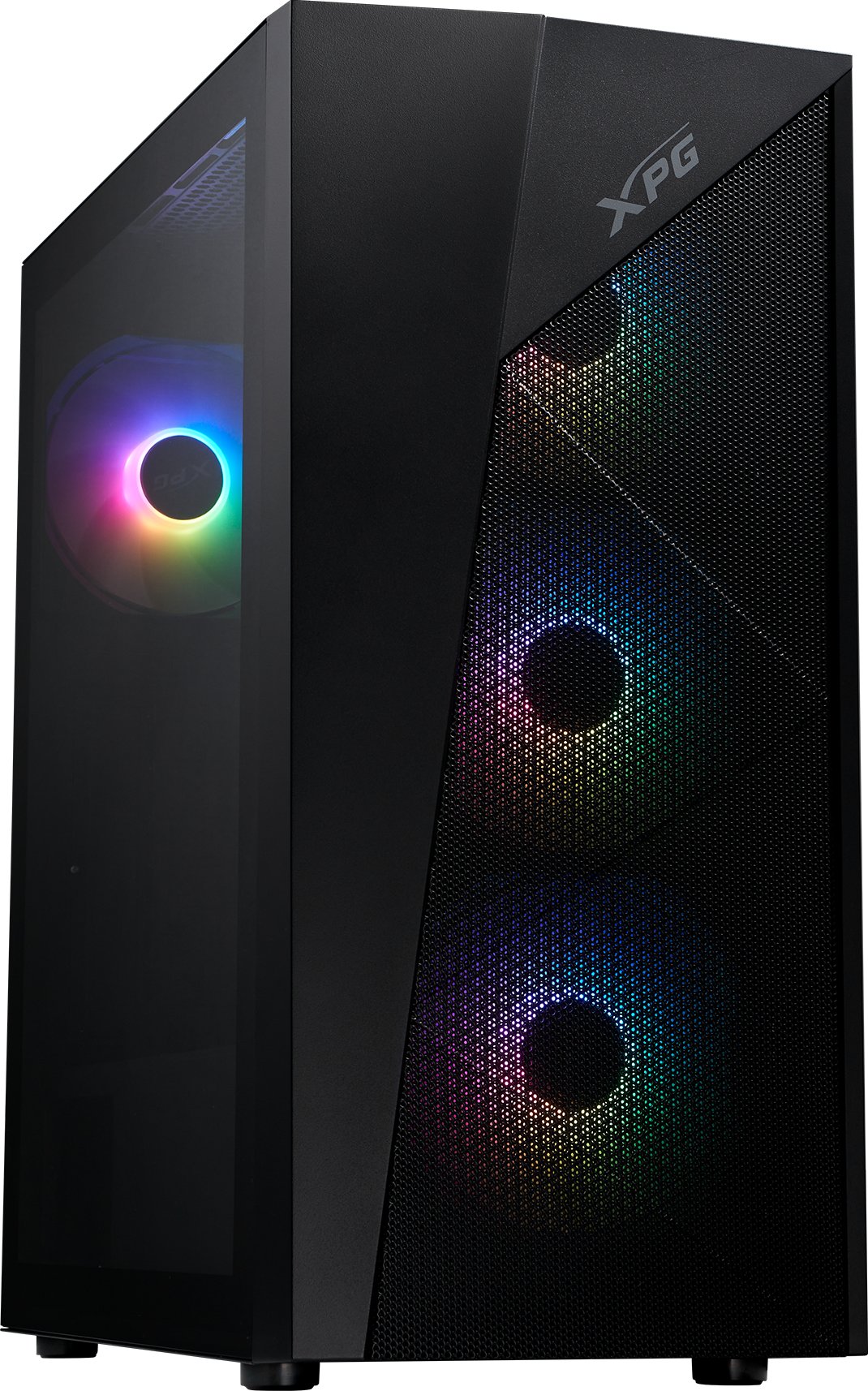 Kuti PC XPG Lander 500, ATX MATX Mini ITX, me 4 ventilatorë 120mm ARGB, e zezë