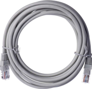 Kabllo rrjeti EMOS RJ45, 3m, UTP CAT5e, gri