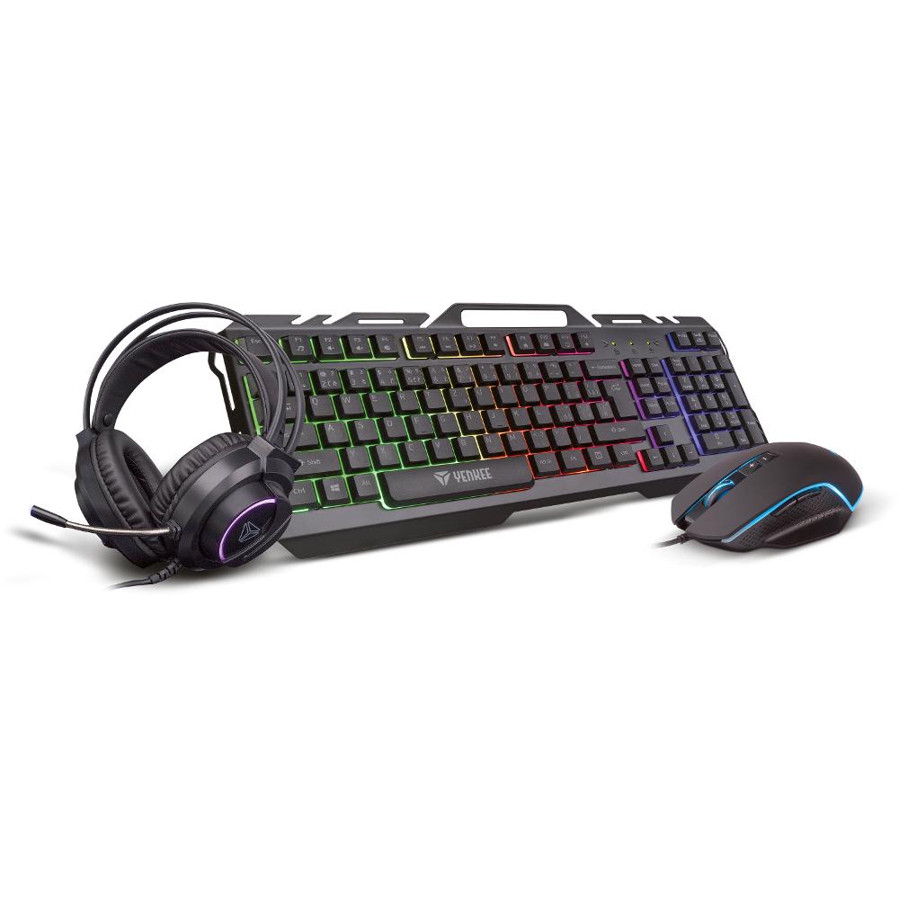 Yenkee YGS 01 Inferno, Gaming set 3ne1 Tastierë maus dhe kufje