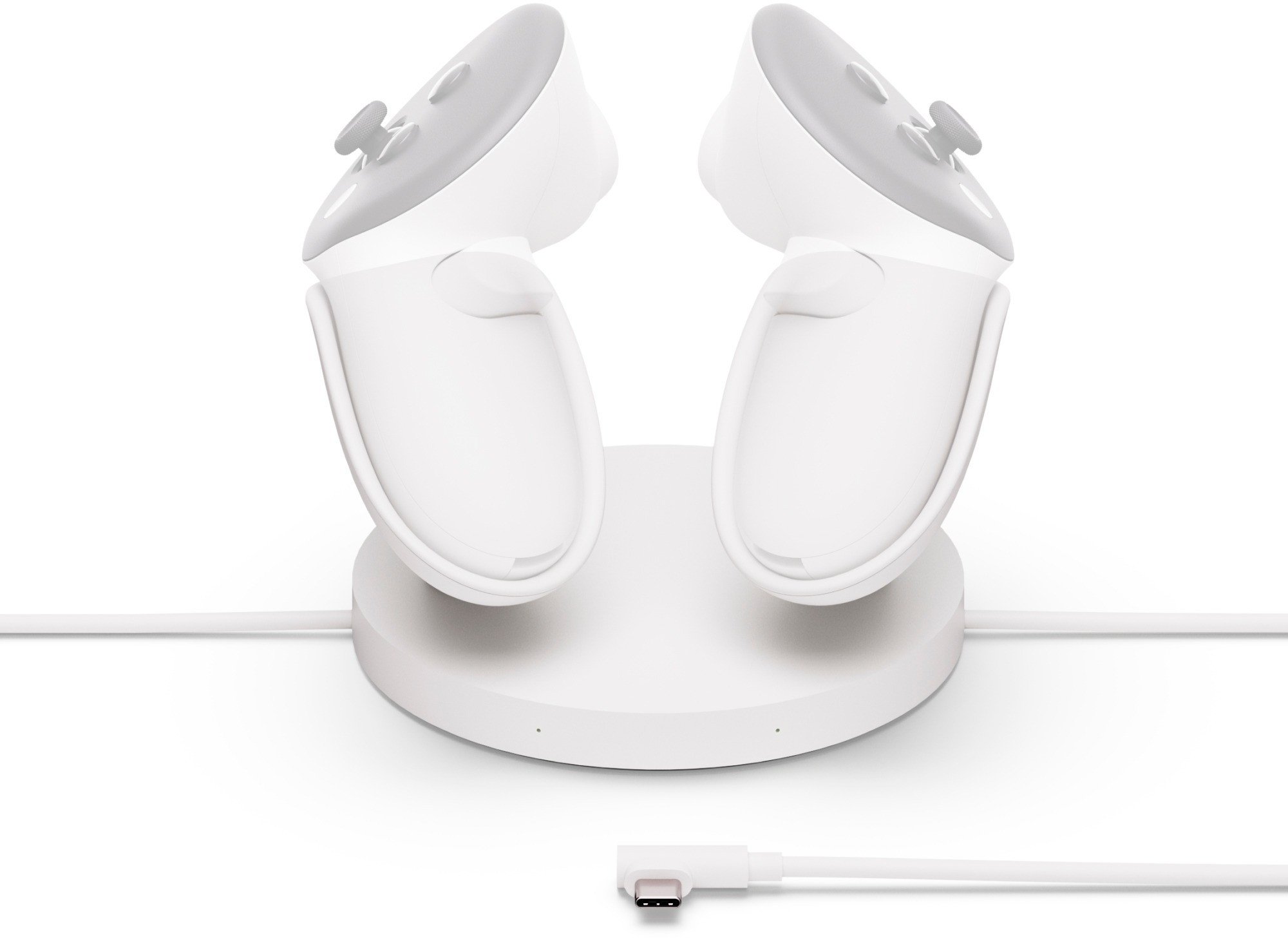 Dok karikues për VR Meta Quest Compact, për Quest 3 dhe Quest 3S, i bardhë