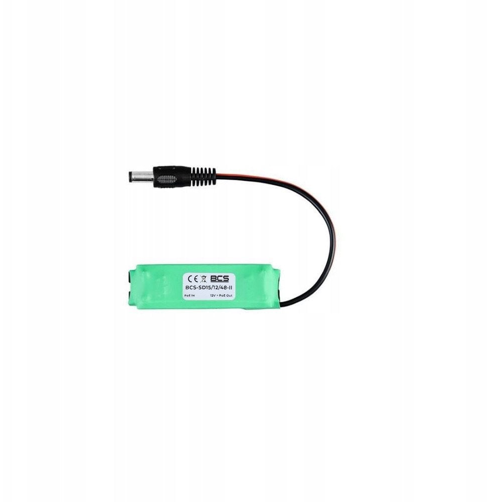 Adapter PoE BCS-SD15/12/48-II, 802.3af, 12V DC, i zi