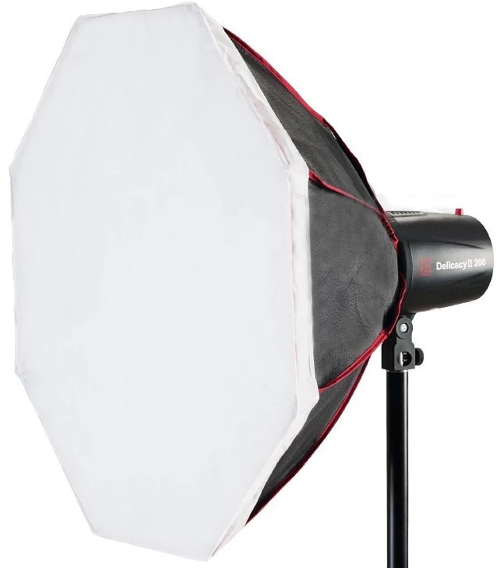 Softbox oktagonal Jinbei DII 60, 60cm, për blic studio, i zi