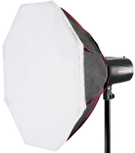 Softbox oktagonal Jinbei DII 60, 60cm, për blic studio, i zi