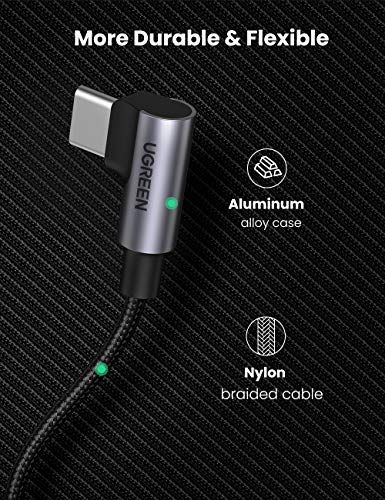 Kabllo USB Ugreen USB C në USB C 1m, 100W, e zezë 2