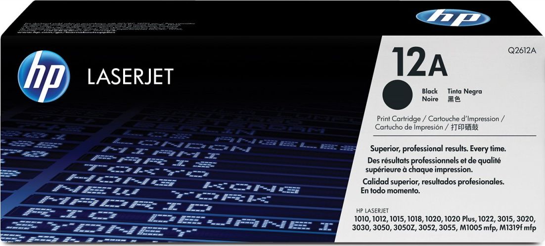 Toner HP 12A Q2612A, origjinal, i zi