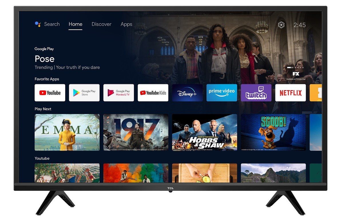 Televizor TCL 32S5201 Smart, 32" (81.3 cm), LED HD, i zi