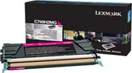 Toner Lexmark C748H2MG, magenta, kapacitet i lartë, origjinal