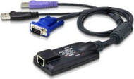 Adapter KVM ATEN KA7177 USB VGA në Cat5e/6, Smart Card, Virtual Media
