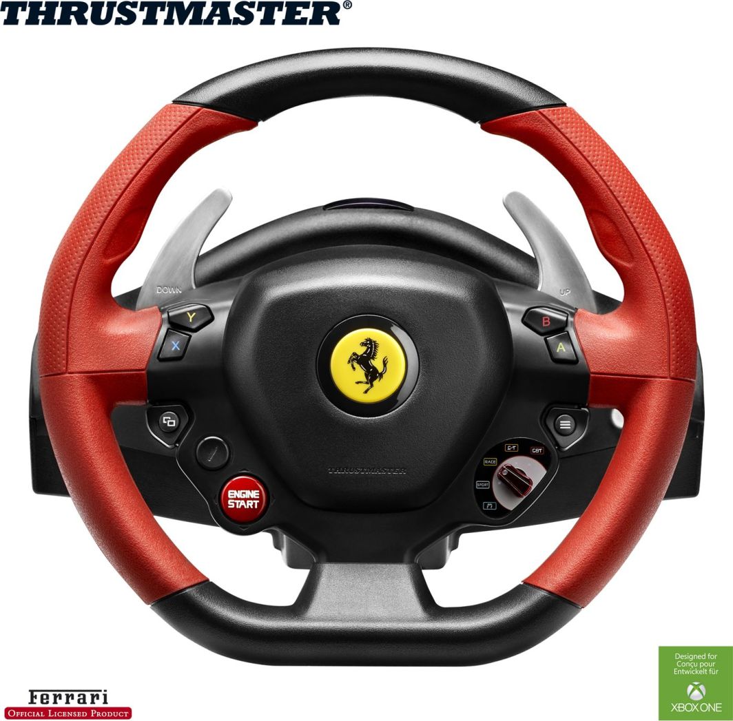 Set timon për vozitje Volant Thrustmaster Ferrari	F458 Spider Xbox One (4460105) 