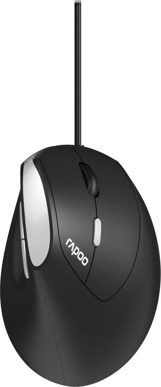 Mouse Rapoo EV200, me kabllo, 1600 DPI, i zi