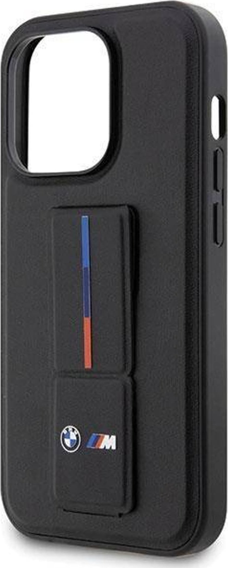 Këllëf telefoni BMW Grip Hot Stamp BMHCP14L22GSLK, për iPhone 14 Pro, hardcase, i zi