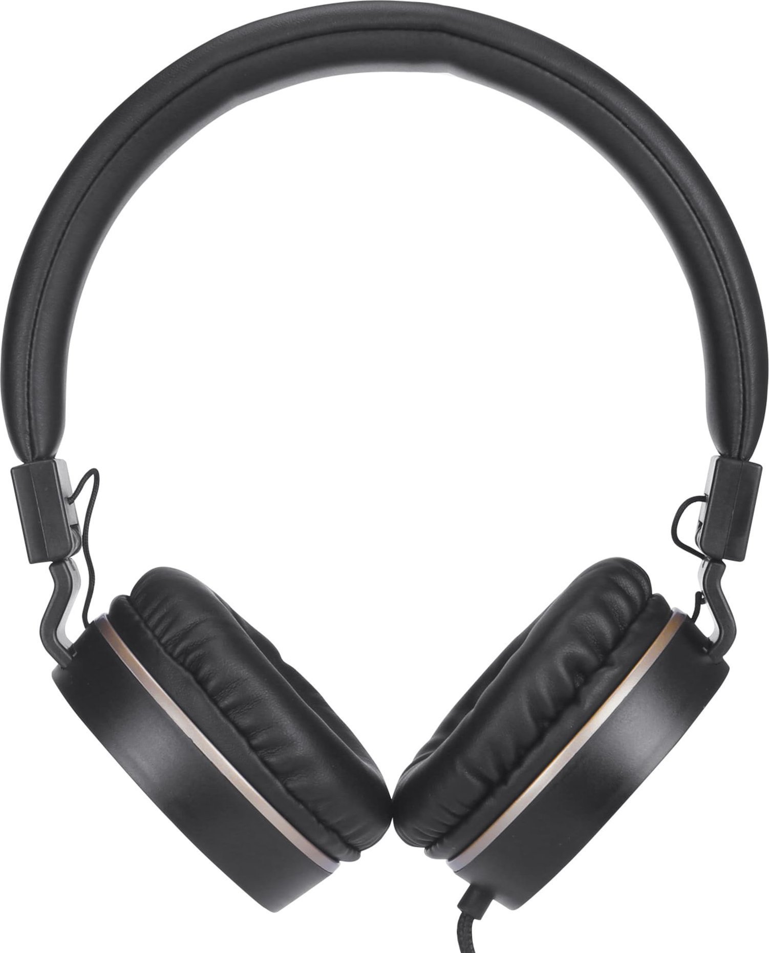 Kufje me mikrofon HP DHH-1206, stereo, me kontroll volumi, 3.5mm, zi ari