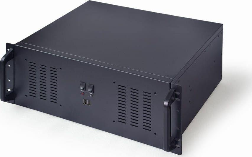 Kasë serverike Gembird, 4U-19", e zezë