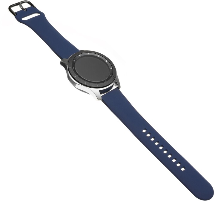 Rrip silikoni FIXED për orë smart, 20mm, i kaltër