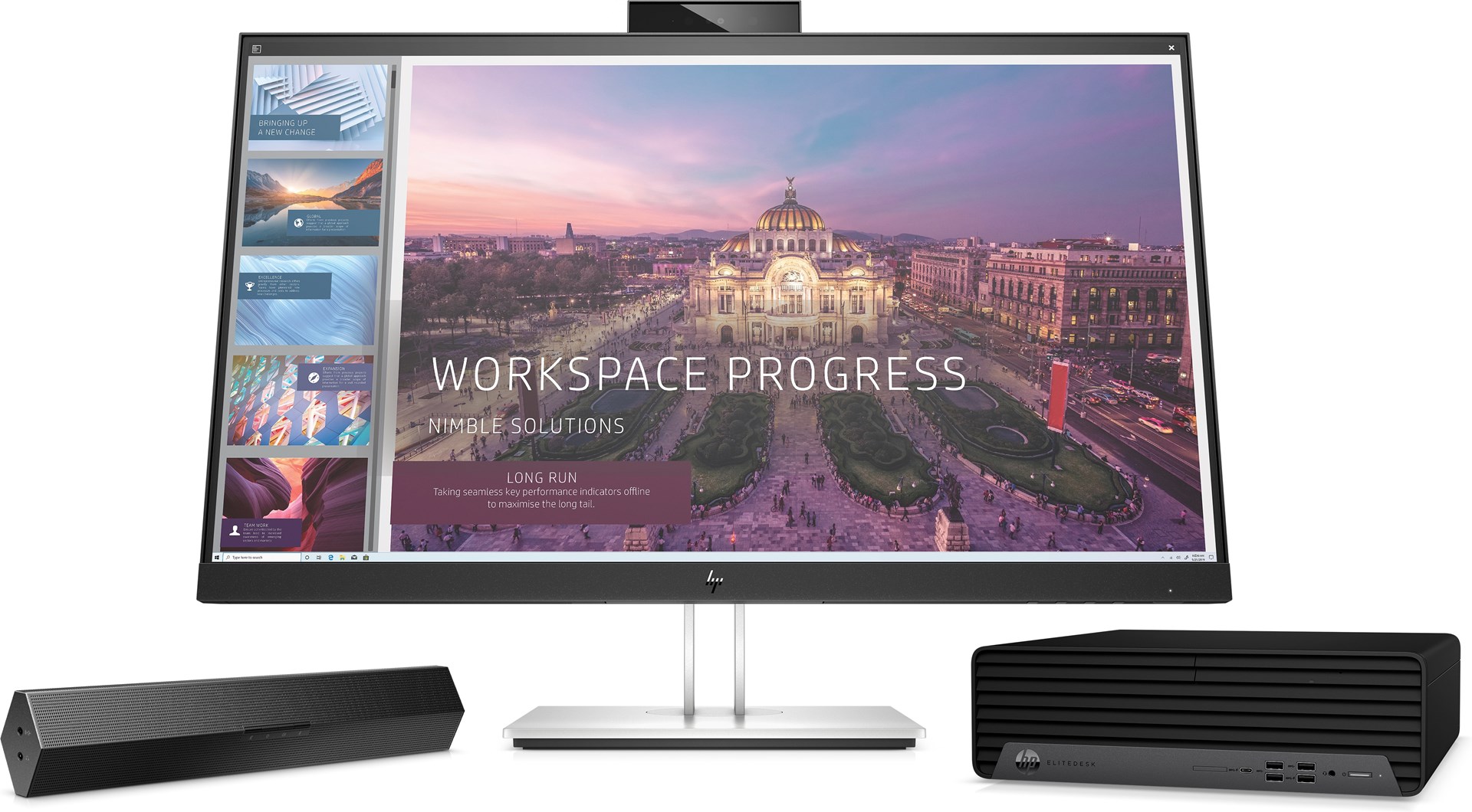 Monitor HP E-Series E24d, 23.8", 1920 x 1080, Full HD, i zi