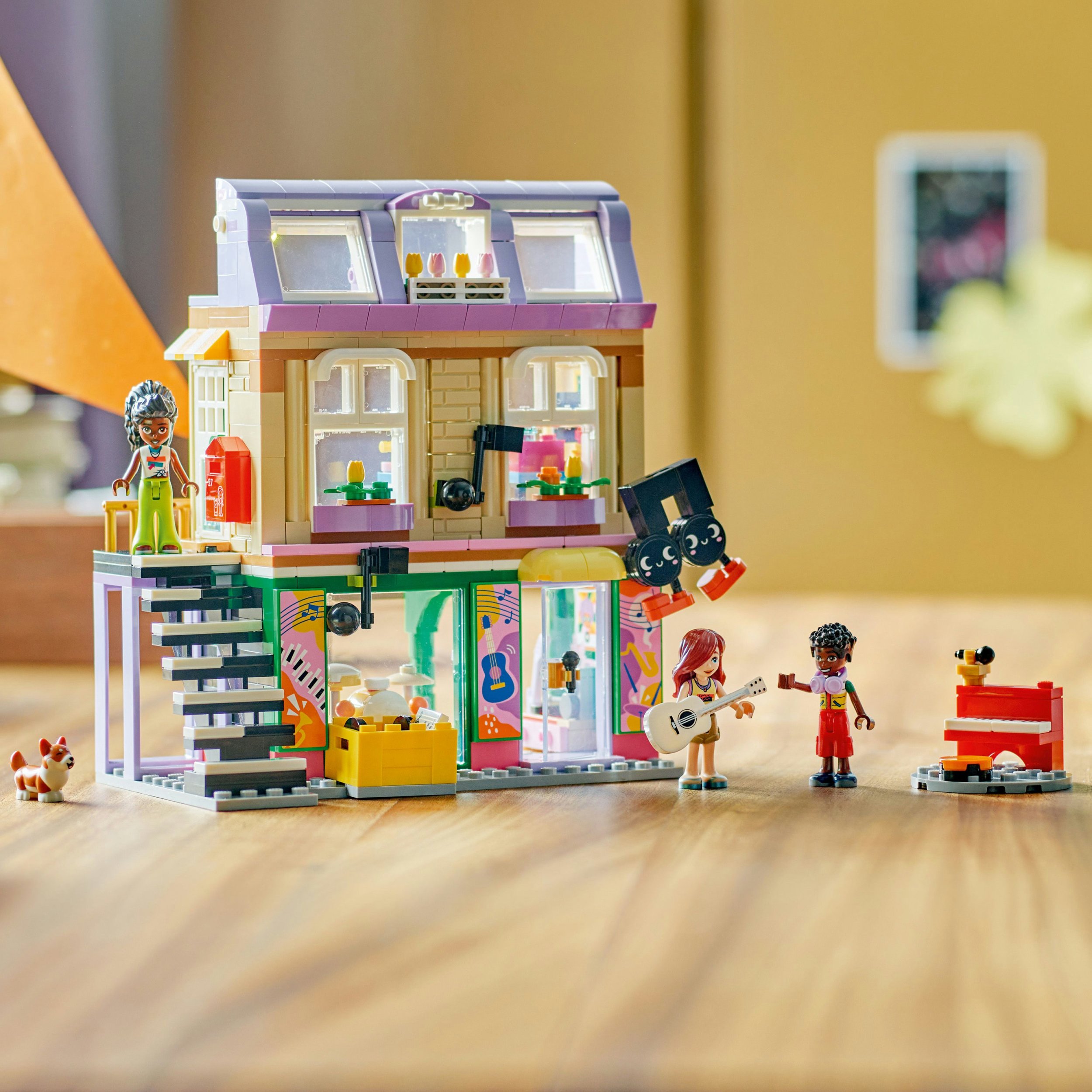 Set LEGO Friends Music Store &amp; Apartment, lodra ndërtesë, shumëngjyrësh