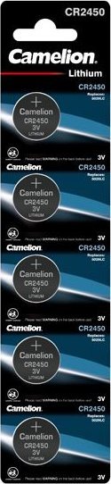 Bateri litium Camelion CR2450, 3V, e argjendtë