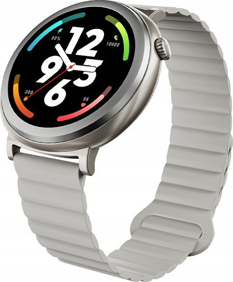 Smartwatch HiFuture Aurora, ekran me prekje, rezistent ndaj ujit, argjent