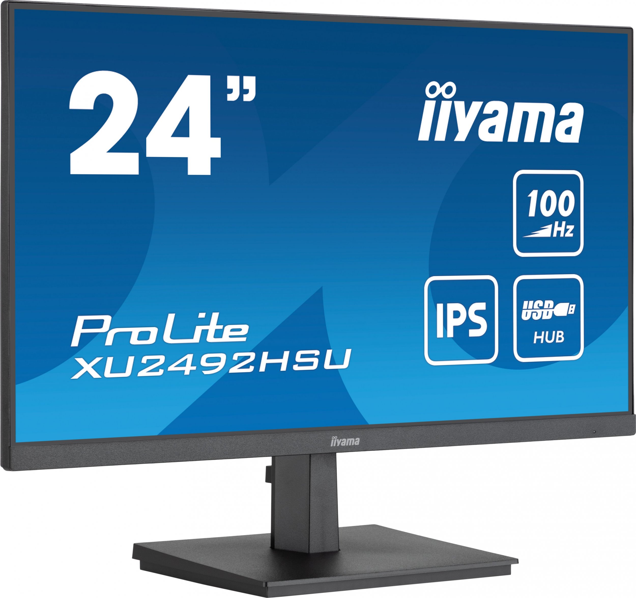 Monitor iiyama ProLite XU2492HSU-B6, 24", 100Hz, Full HD, i zi