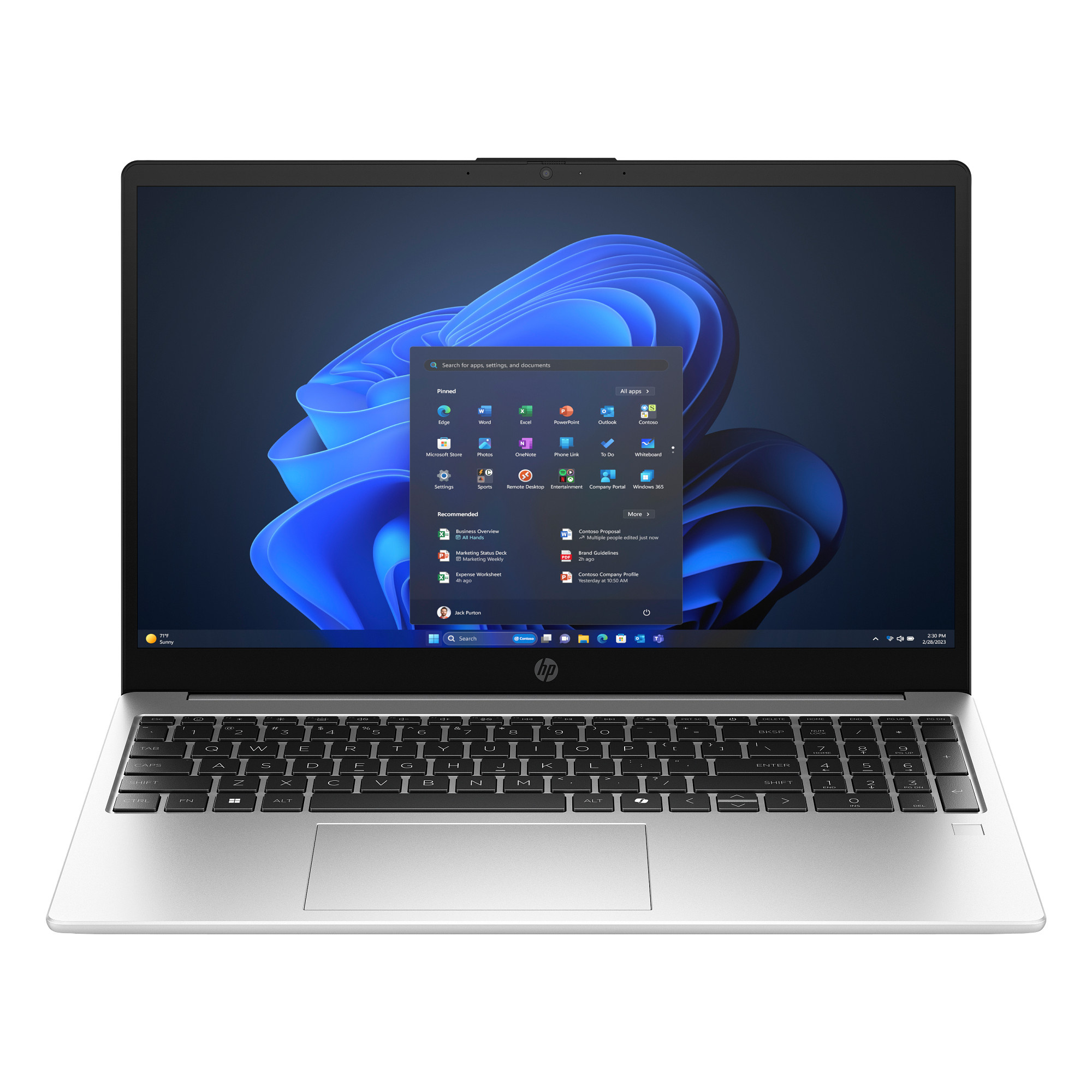 Laptop HP NTB 250R G10 C3-100U, 15.6", Intel Core i3, 2x8GB, 512GB, i argjendtë