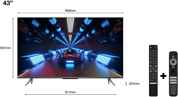 Televizor TCL 43C735, 43" (108cm), 4K, i zi