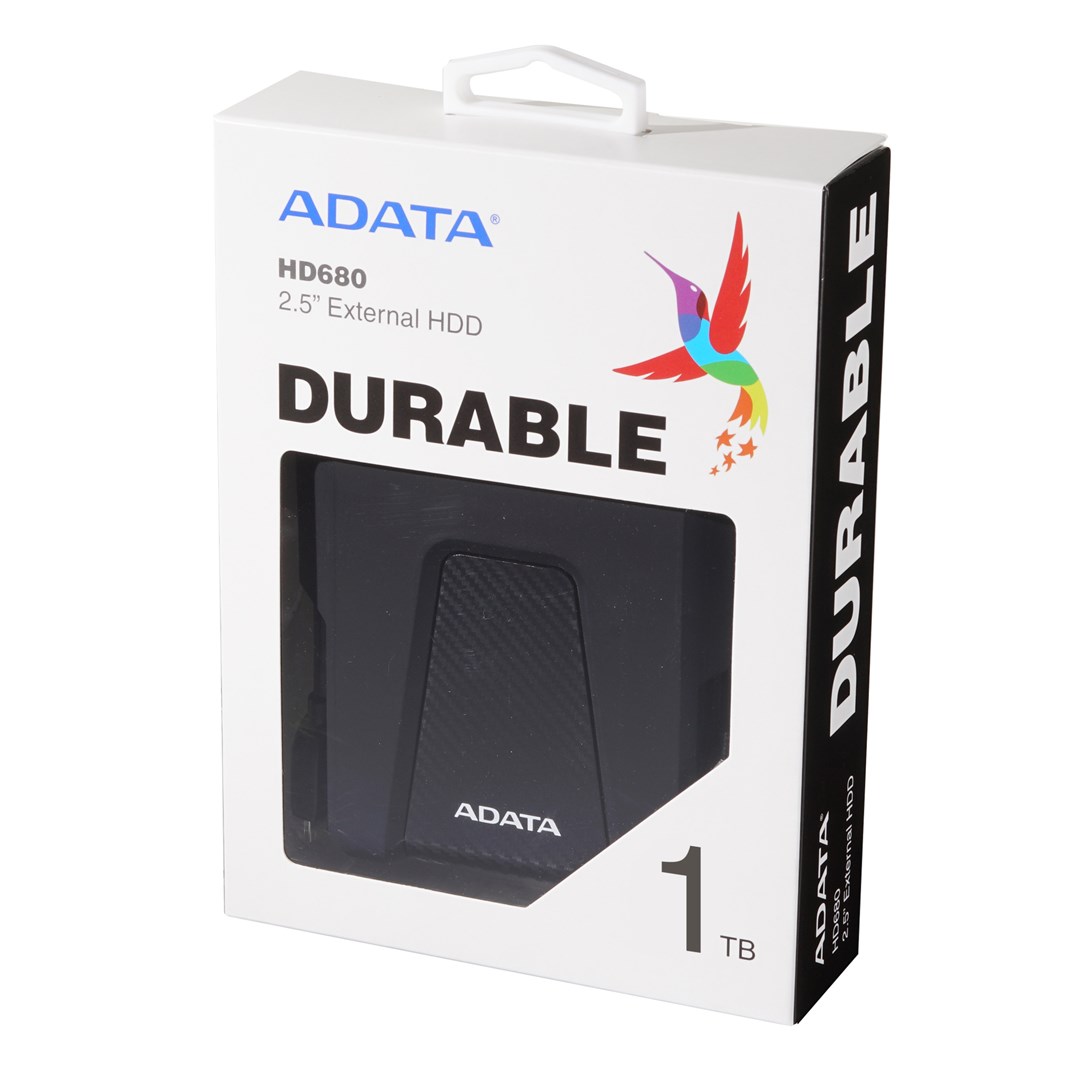 Disk i jashtëm Adata HD680, 1TB, USB 3.1, i zi