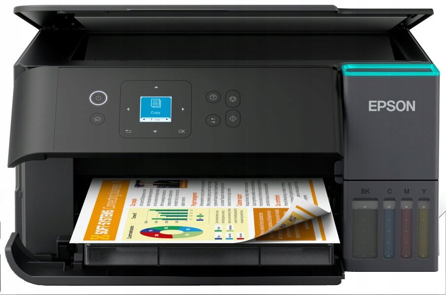 Printer multifunksional Epson EcoTank L4360, Inkjet, A4, Wi Fi, me ngjyra