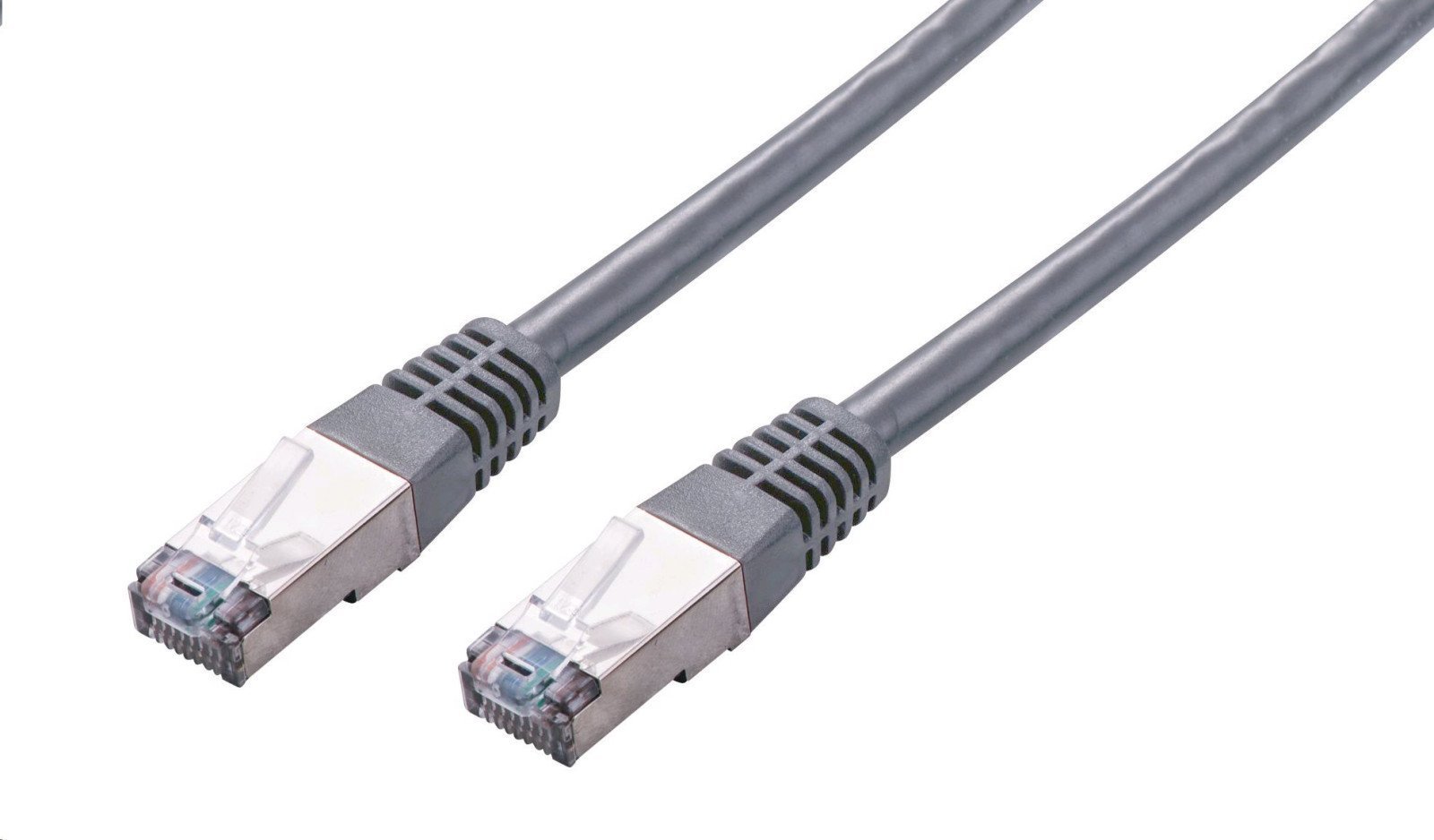 Kabllo rrjeti C-TECH Patchcord Cat5e FTP, 0.5m, gri