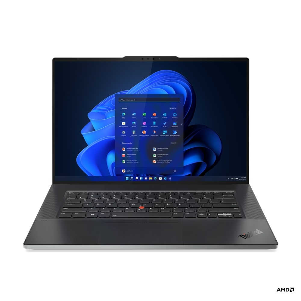 Laptop Lenovo ThinkPad Z16 Gen2 21JX000TCK, 16" OLED 4K, Ryzen 9 PRO 64GB 1TB SSD, gri