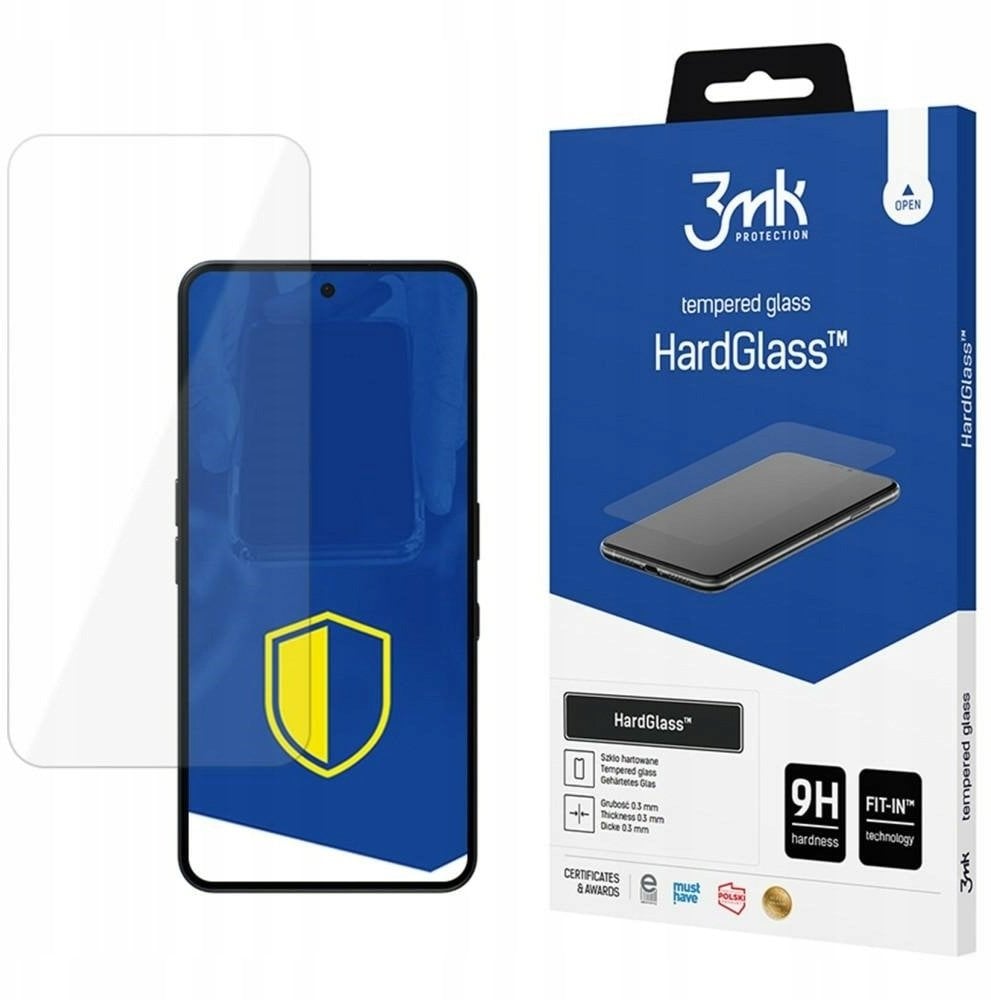 Xham mbrojtës 3MK HardGlass Nothing Phone 3a, 0.3mm, transparen