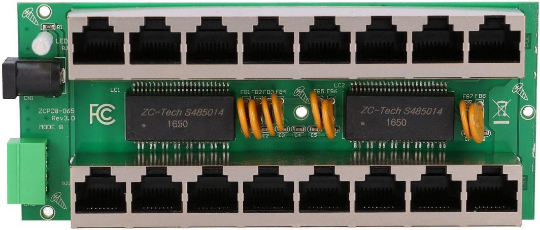Extralink Gigabit PoE Injector 8 Port