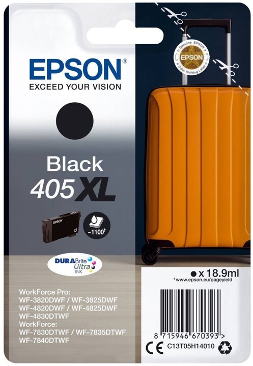 Ngjyrë për printim Epson C13T05H14010, Epson 405XL, e zezë