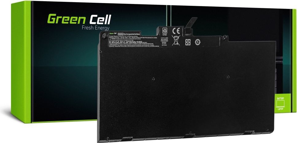 Bateri Green Cell për laptop HP EliteBook CS03XL, 4000 mAh, Li-Polimer, 11,4 V (HP107 V)