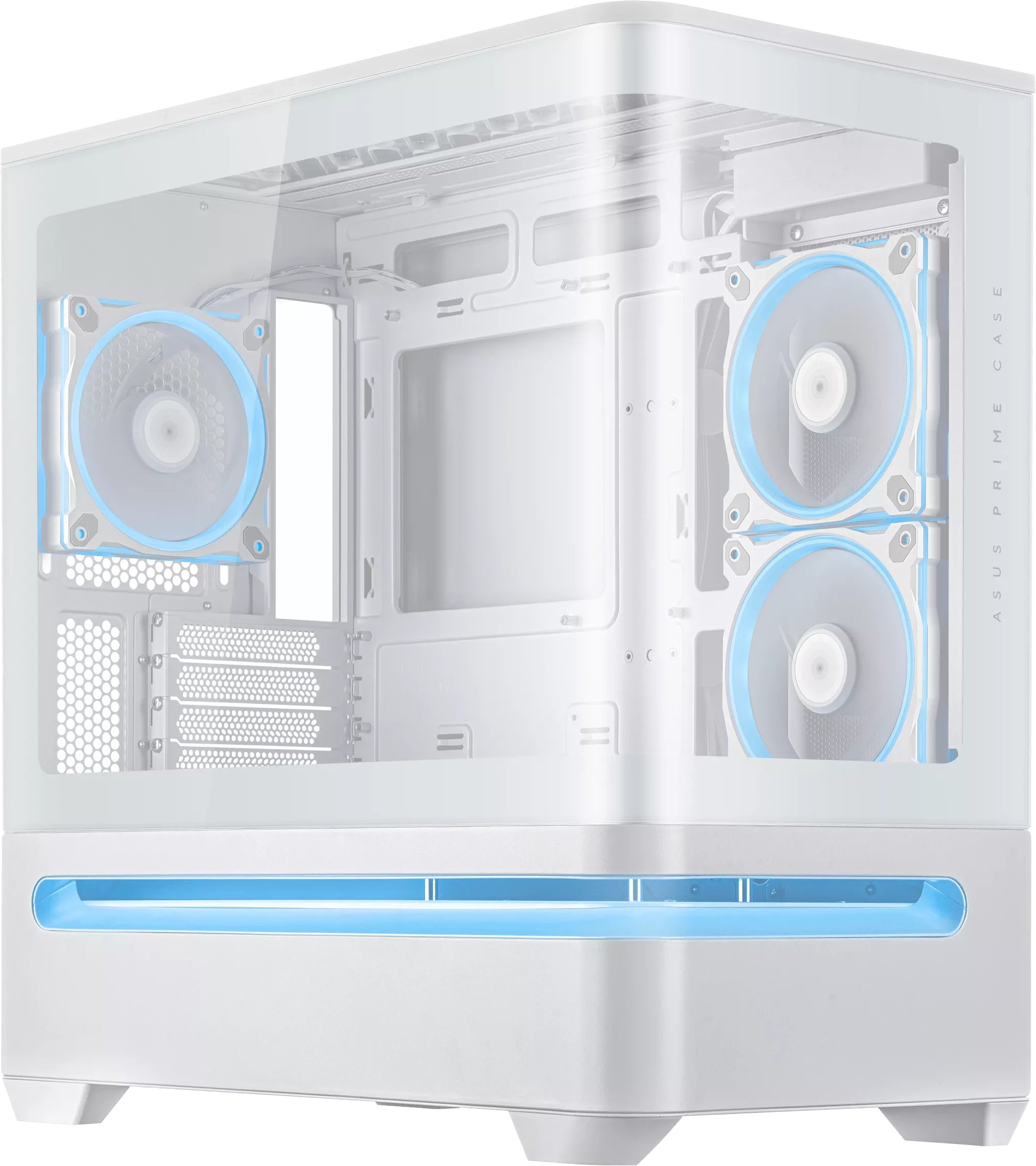 Kasa PC ASUS PRIME AP202 ARGB, mATX MIDI Tower, e bardhë