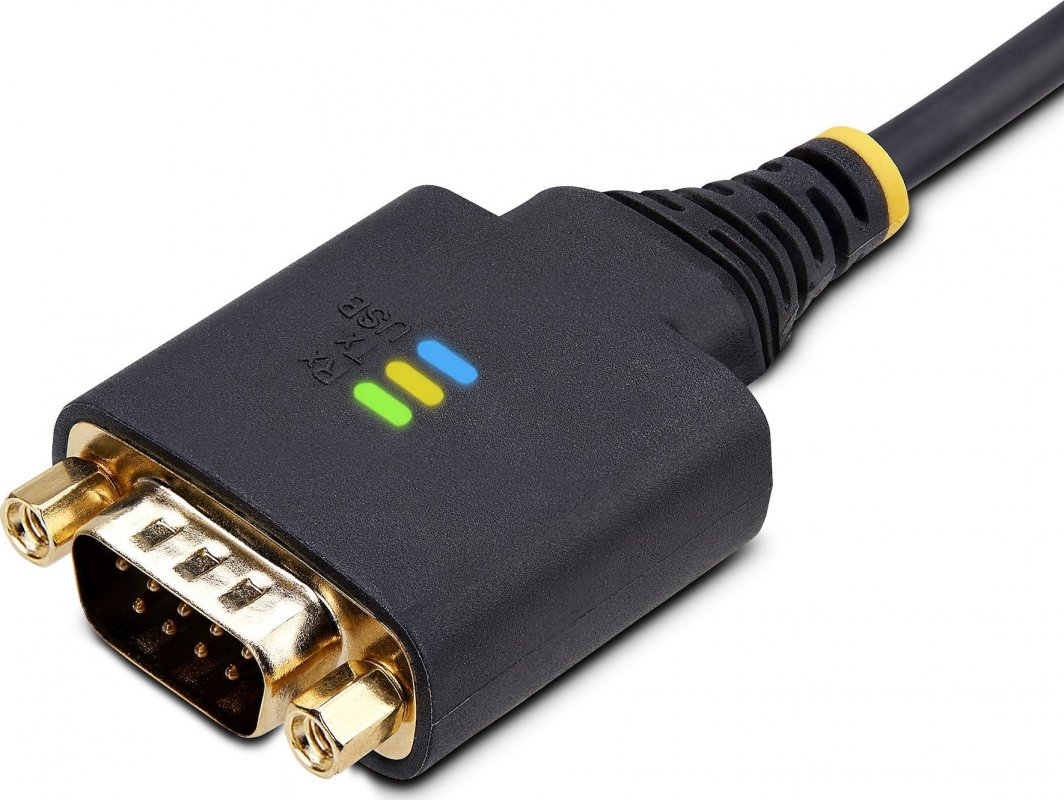 Кабел USB во серија StarTech 3ft 1m, USB A во DB9 RS232, со FTDI, црн