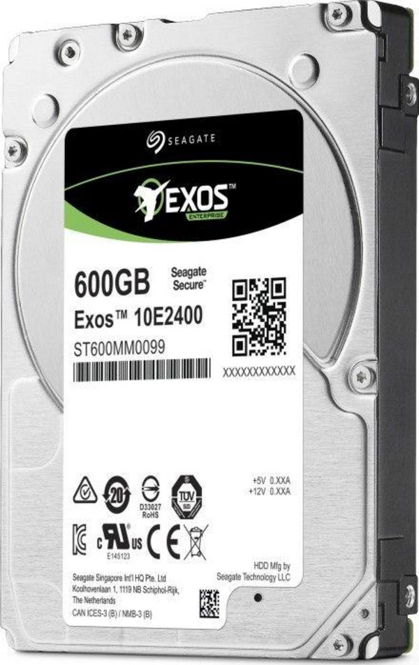 Disk për server Seagate Exos E 10E2400 600GB 2.5'' SAS-3 (12Gb/s)