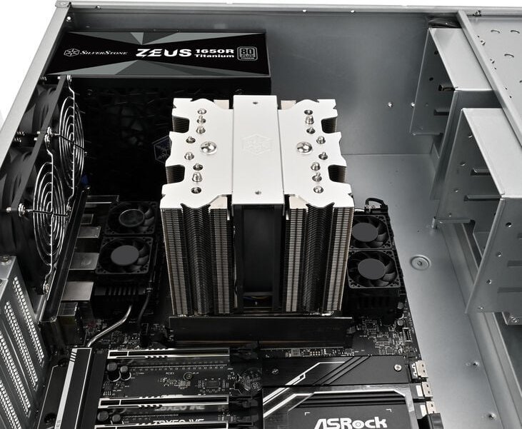 Ftohës CPU SilverStone 4U, për server dhe workstation, Intel AMD