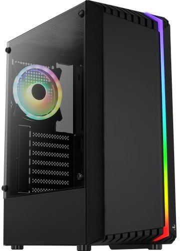 Kase kompjuteri Sharkoon MK7 ARGB, MicroATX, xham i temperuar, e zezë