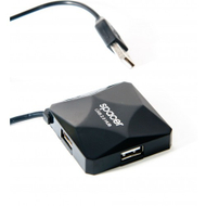 HUB USB Spacer SPH-316, 4 porta USB 2.0, i zi