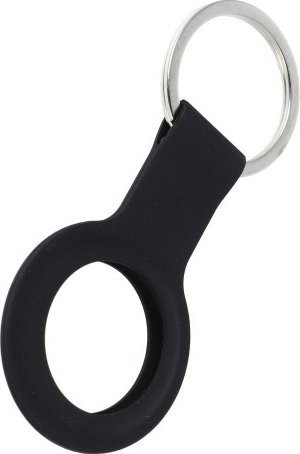 Mbajtëse silikoni Holmes Smart Device për AirTag Forcell F Tag, me karabinë, e zezë