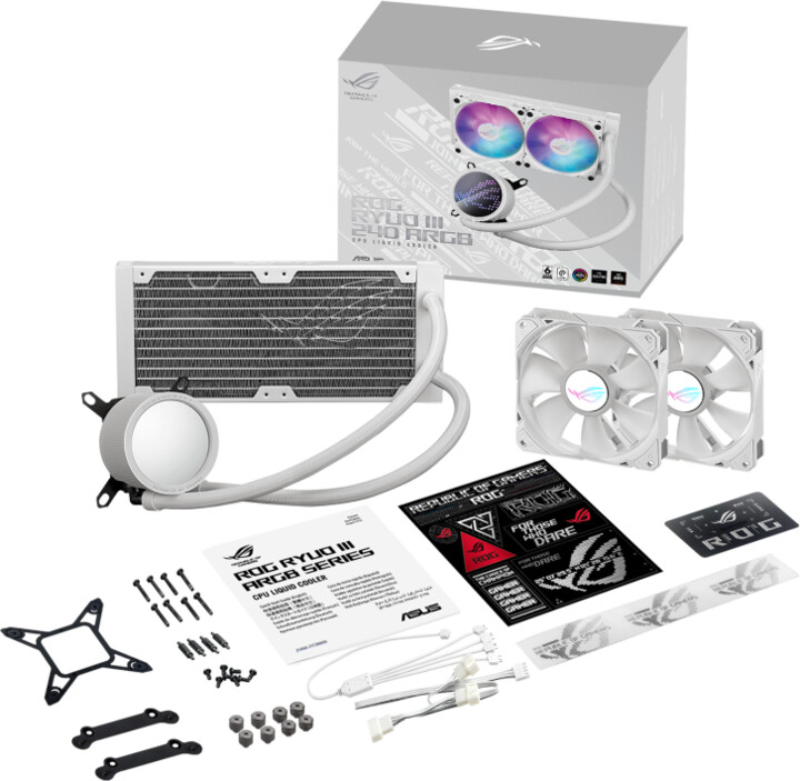 Ftohës ASUS ROG RYUO III 240 ARGB WHITE EDITION