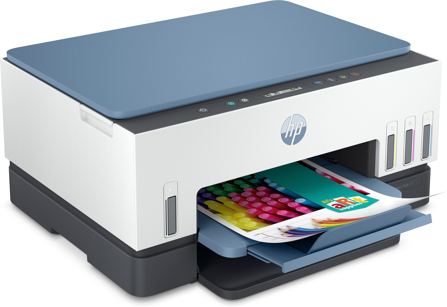 Printer multifunksional HP Smart Tank 675, Inkjet termal, i kaltër