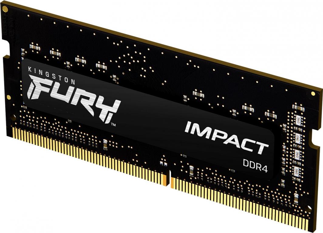 Memorie për laptop Kingston Fury Impact, SODIMM, DDR4, 32 GB, 3200 MHz, CL20