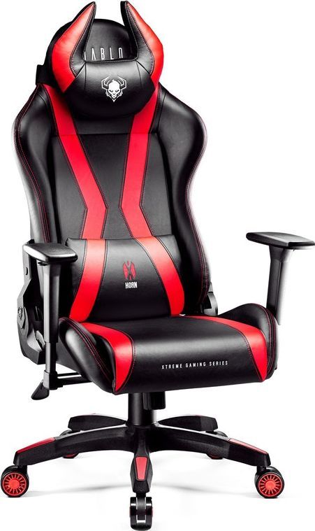 Karrige Fotel Diablo X-Horn XL 2.0 King Size, e zezë/e kuqe