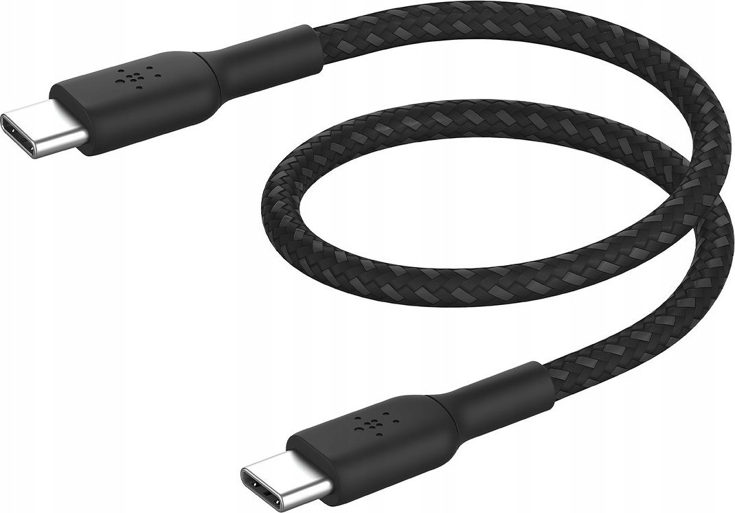 Kabllo Belkin BoostCharge USB 2.0, USB C, 0.15m, e zezë