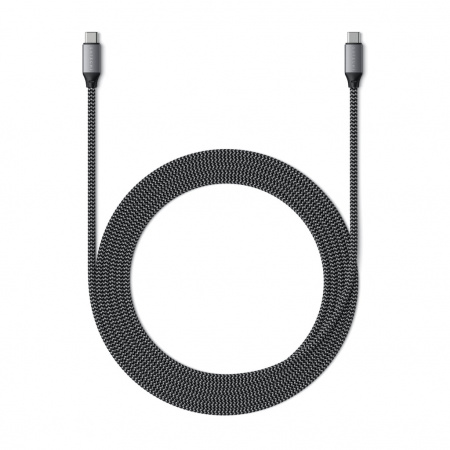 Kabllo karikimi Satechi, USB-C - USB-C, 2m, e hirtë