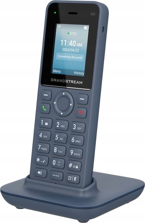 Telefoni IP pa tela Grandstream WP816, WiFi 6, 2 llogari SIP, i zi