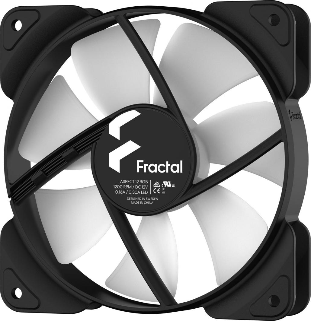 Ftohës Fractal Design Aspect PWM, 120 mm, i zi